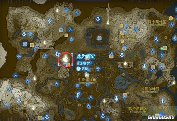 收集龙之泪的地点