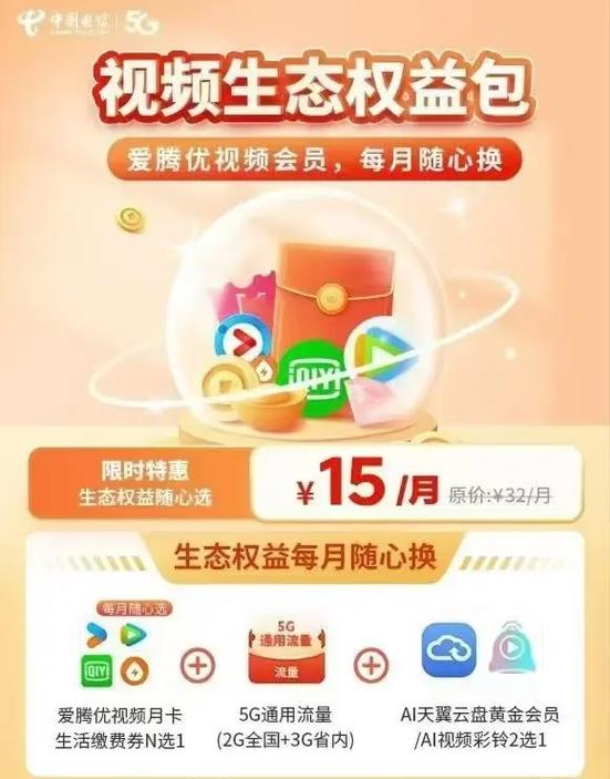 随心选权益包功能费