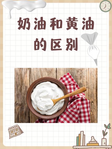 黄奶油和黄油的区别缩略图