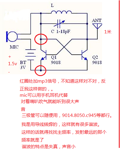 无线话筒调频图解