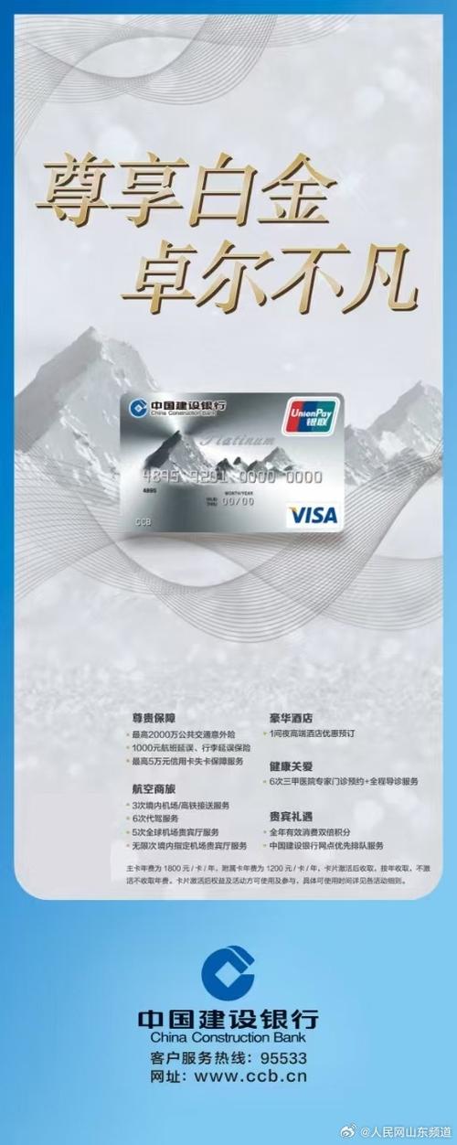 建设银行白金卡有年费吗