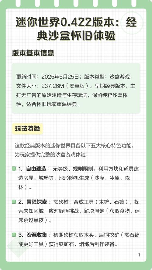 迷你世界0.422