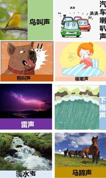 生活中的声音大全