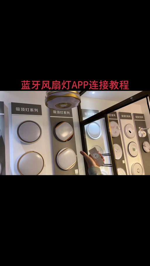 风扇灯的蓝牙开关在哪