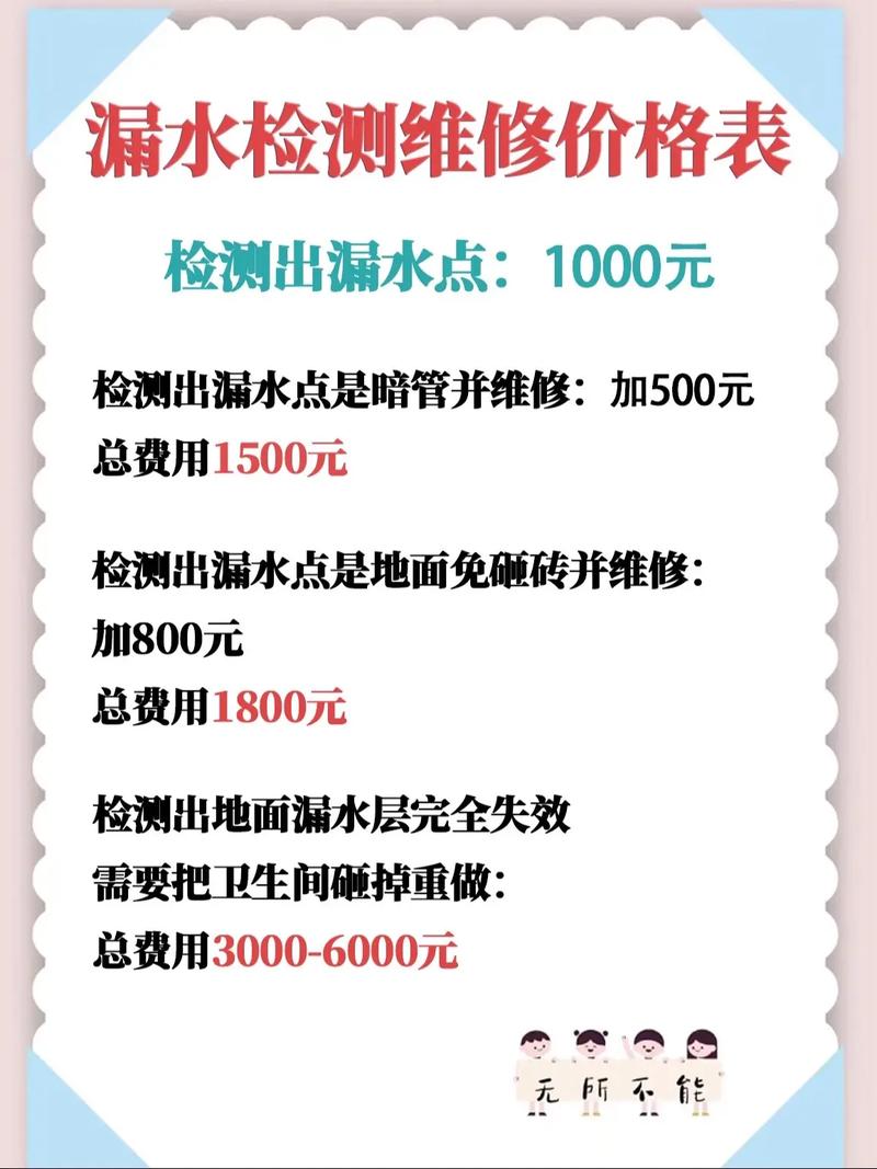 测漏水上门服务一般多少钱