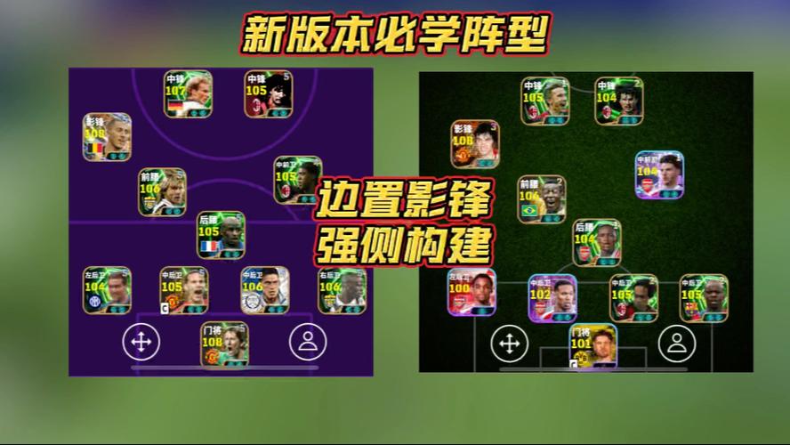 实况足球手游影锋用哪个阵型