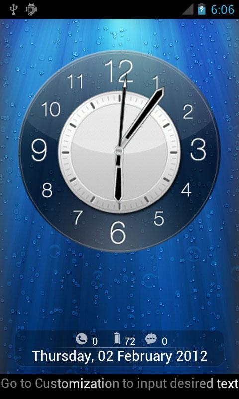 锁屏时钟app