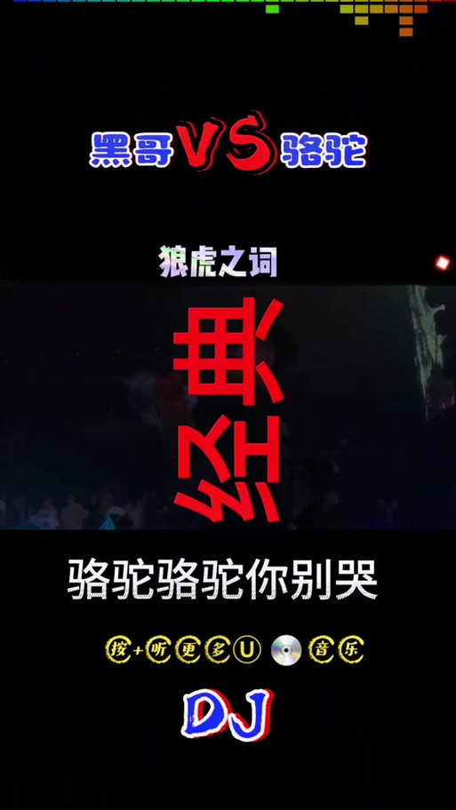 骆驼之歌mc王小黑缩略图