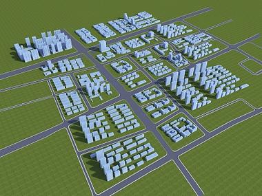 3d城市规划图