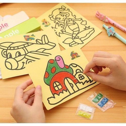 手工沙画制作方法步骤