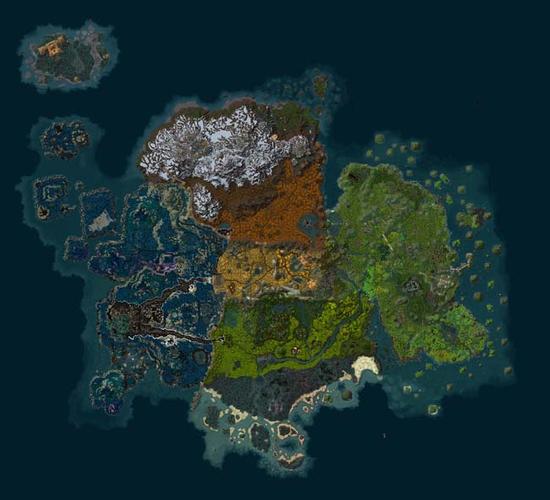魔兽世界潘达利亚地图缩略图