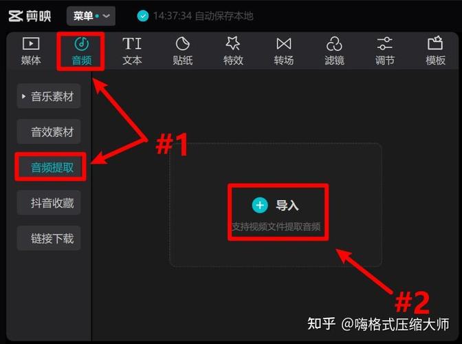 剪映提取音乐需要什么条件