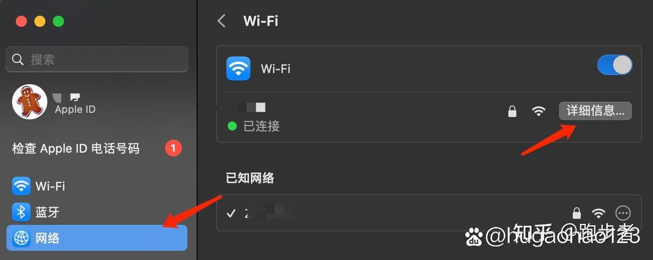 苹果电脑明明连着wifi但是没网
