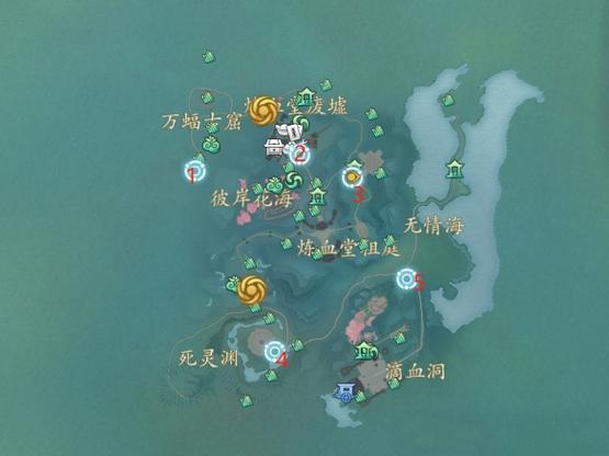 诛仙生日宴曲坐标4看不到光源