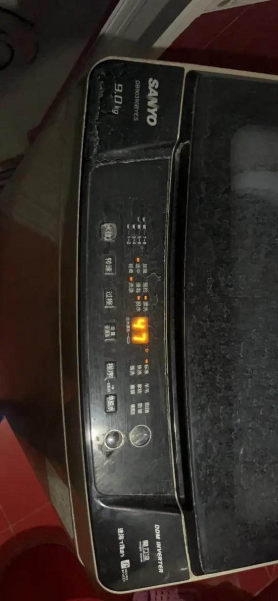 三洋洗衣机启动键按不动什么情况