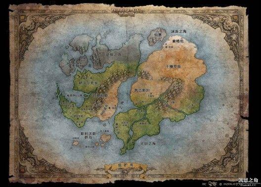 暗黑破坏神2世界地图