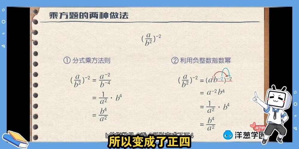 负指数幂怎么计算