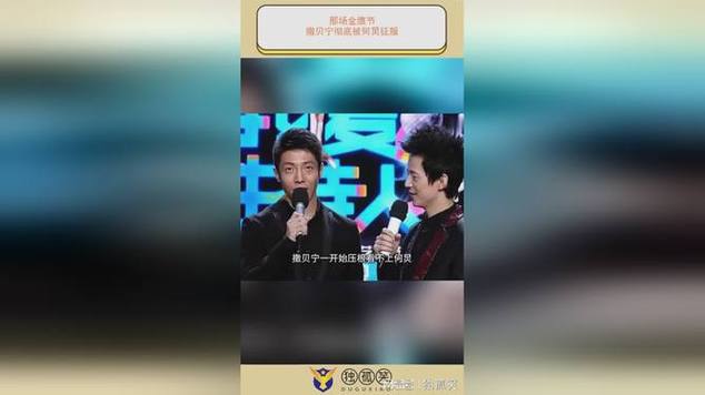 撒贝宁何炅的综艺节目游戏截图