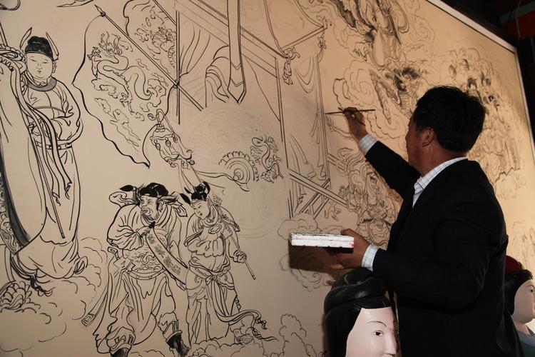 外墙水泥浮雕壁画