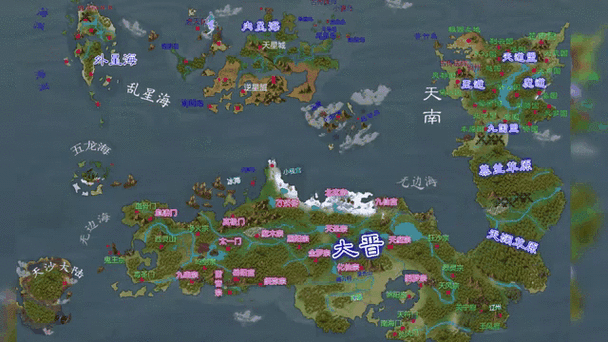 凡人修仙传人界篇地图