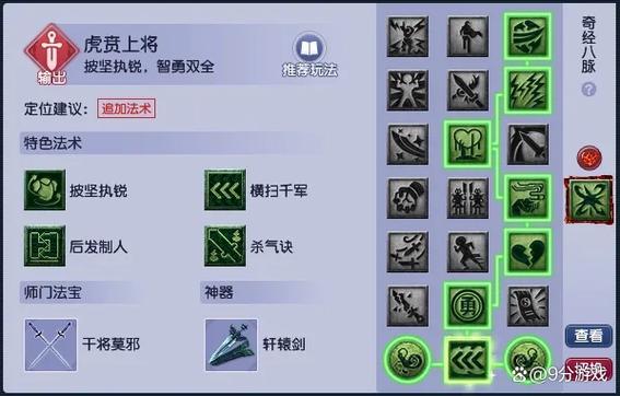 梦幻大唐经脉推荐