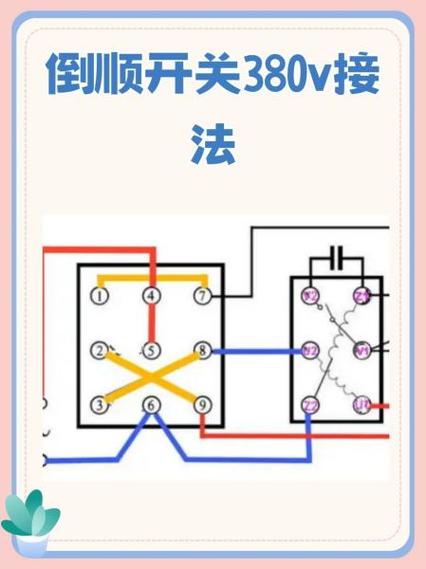 380伏倒顺开关接220伏
