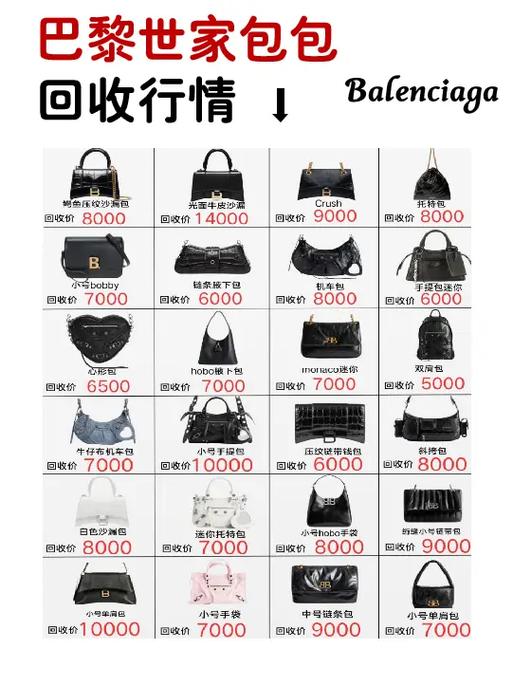 二手包包回收价目表