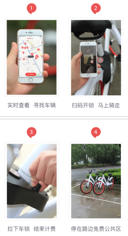 哈啰单车使用方法