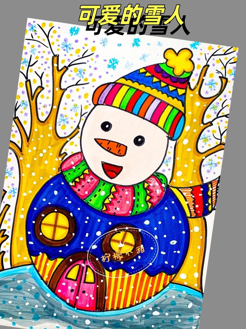 雪人的嘴用什么装饰