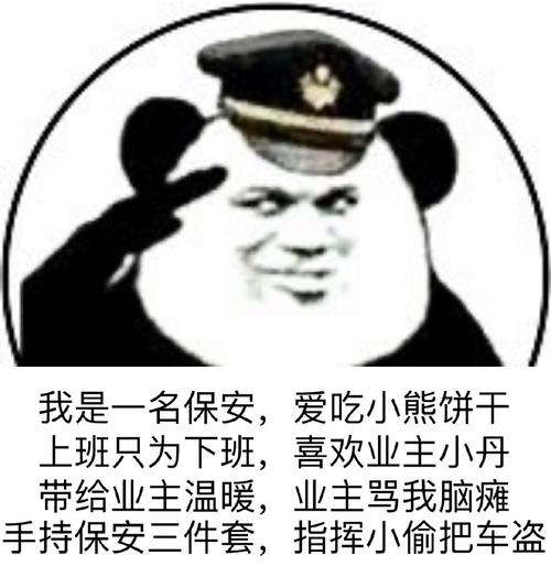 我是一个保安爱吃小熊饼干