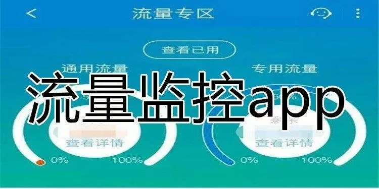 手机流量监控软件