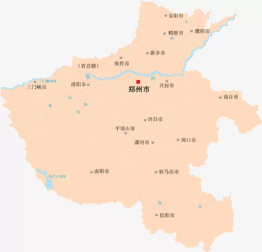 河南省地图高清全图精确到县