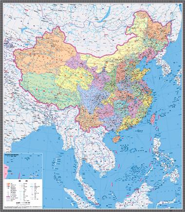 中国新地图全图高清版2023