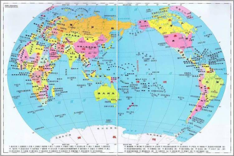 世界地图高清30亿像素中文版