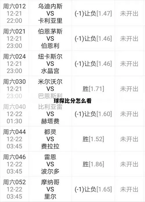探球比分足球