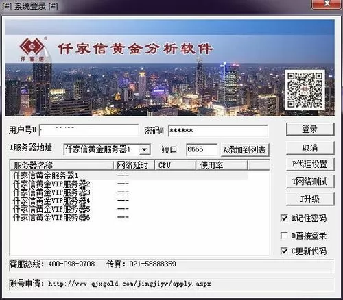 仟家信黄金分析软件下载