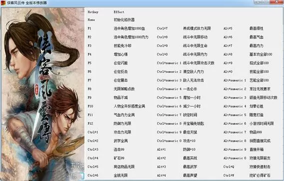剑侠风云修改器2023最新版