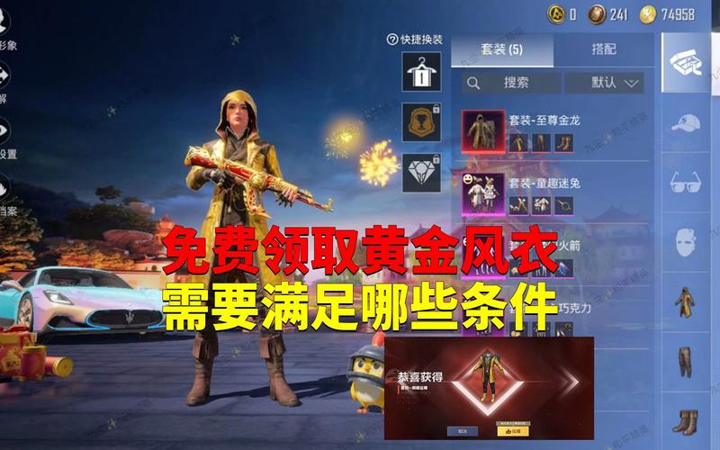 黄金风衣美化包免费版