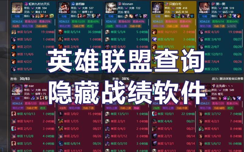 英雄联盟查战绩软件