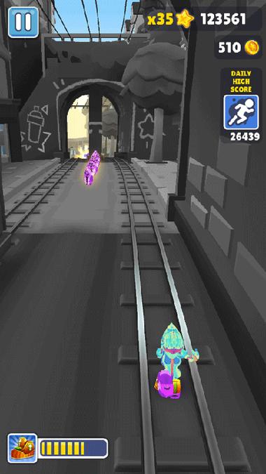 地铁跑酷黄日真外网版5.0
