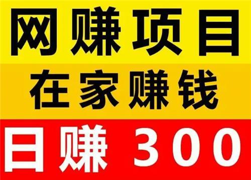 赚钱一天赚300到500平台