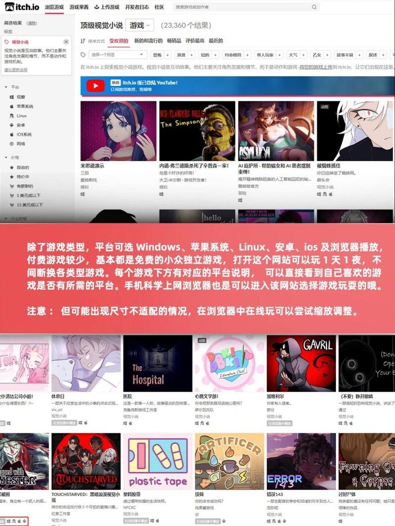 itch.io18+游戏入口