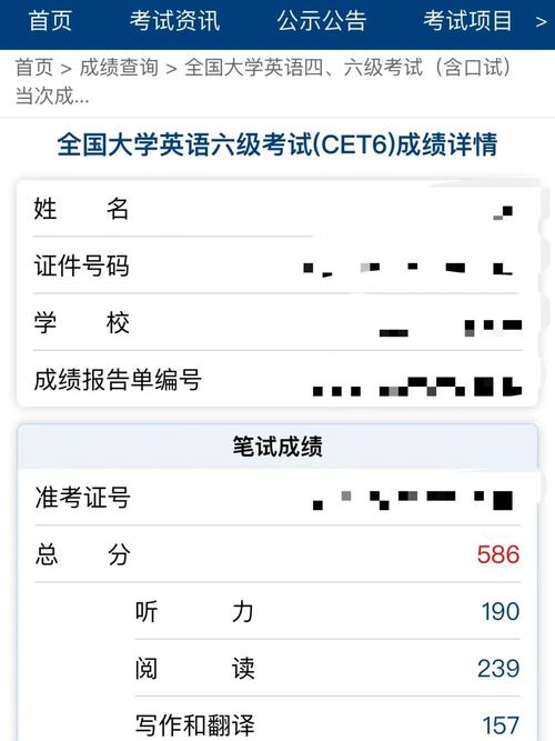 英语六级估分