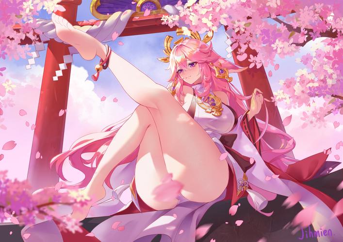 沉睡的八重神子冷狐版