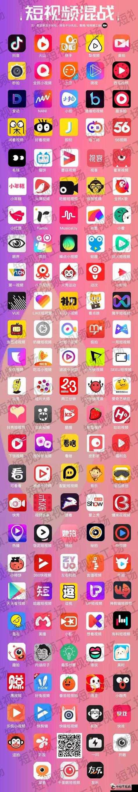 18款成品短视频app安装苹果手机