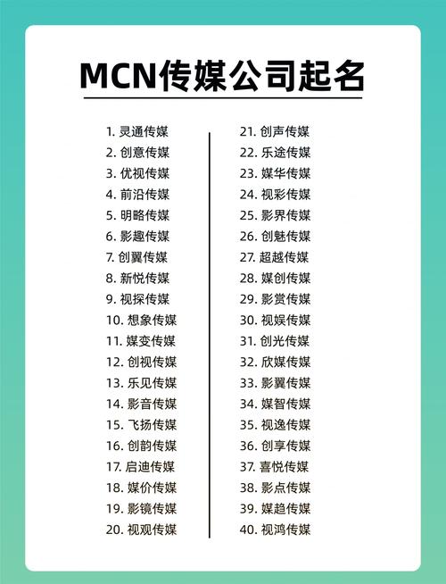 mcn传媒公司排名