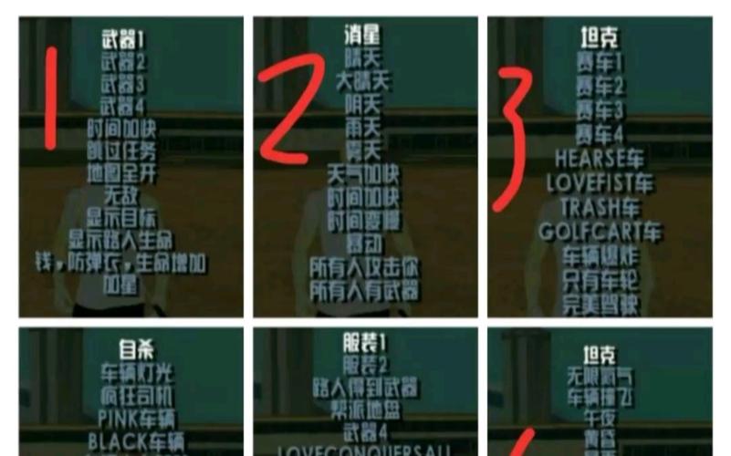 圣安地列斯MOD作弊菜单