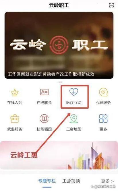 云岭职工app报销医疗互助