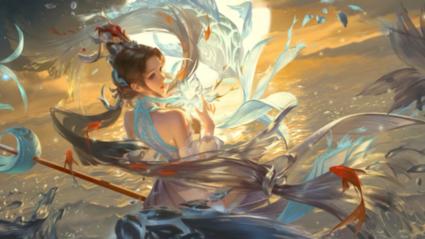 大乔脸红翻白眼流泪壁纸