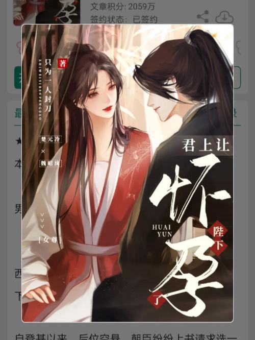 橙光游戏女尊男主怀孕